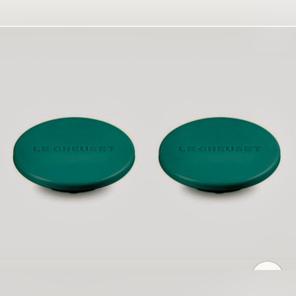 Le Creuset Silicone Mill Caps Caribbean - Set of 2